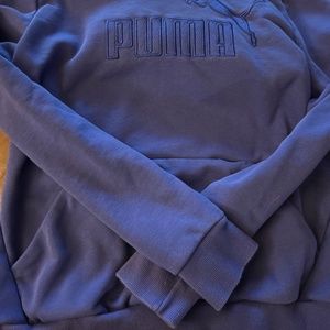 Blue Violet Puma Hoodie — youth XL